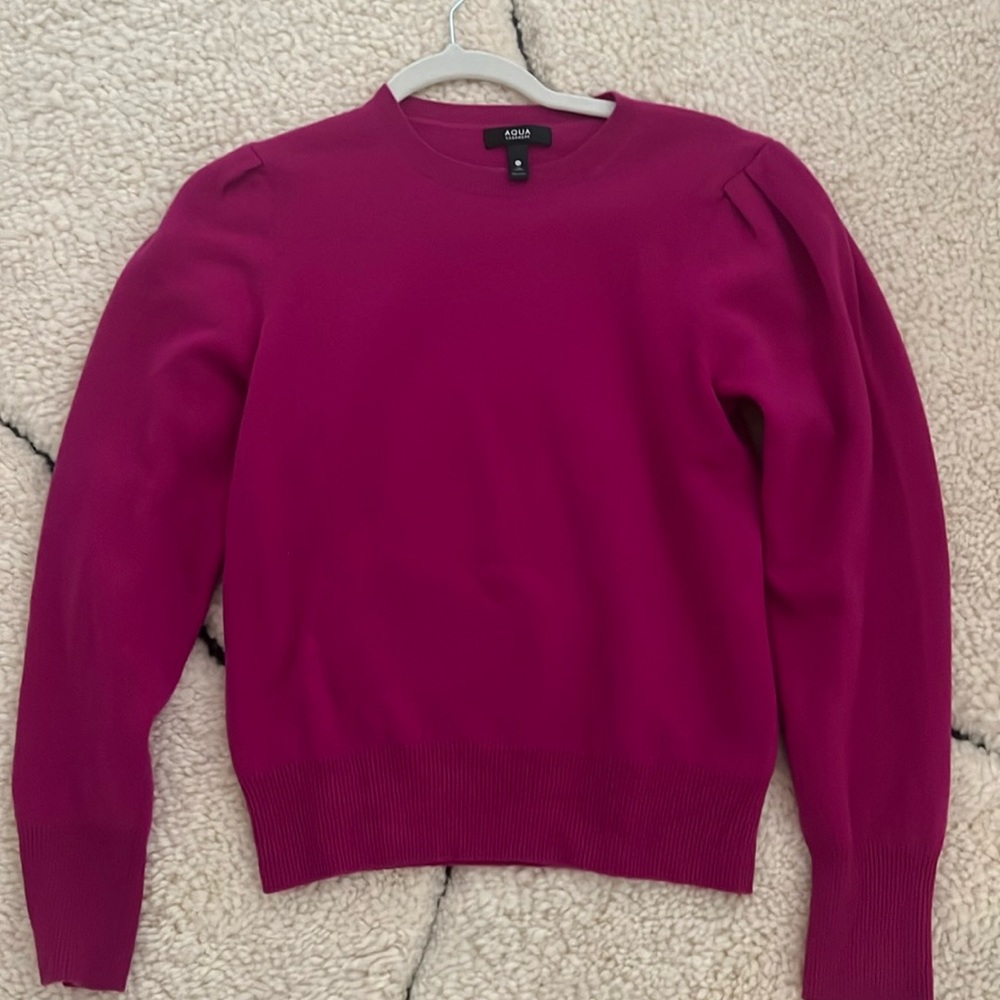 Aqua cashmere sweater xs